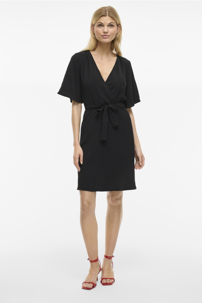 VIJOSA 2/4 WRAP DRESS 14101657 Black Beauty